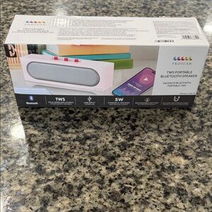 Light pink Portable Bluetooth Speaker